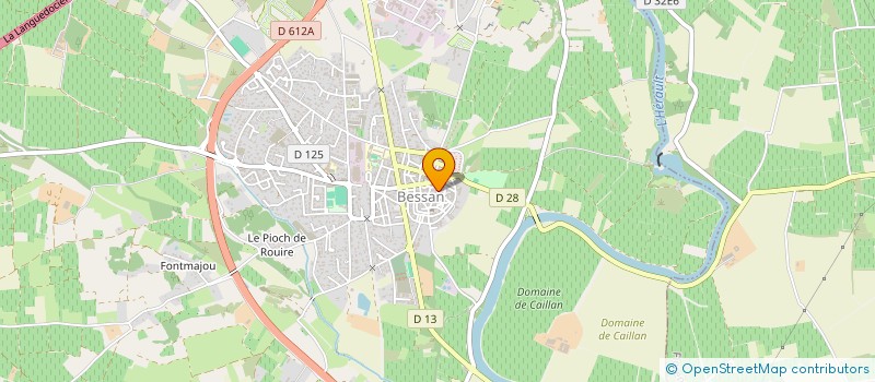 localisation de l'entreprise MECA'DISTRIBUTION  BESSAN