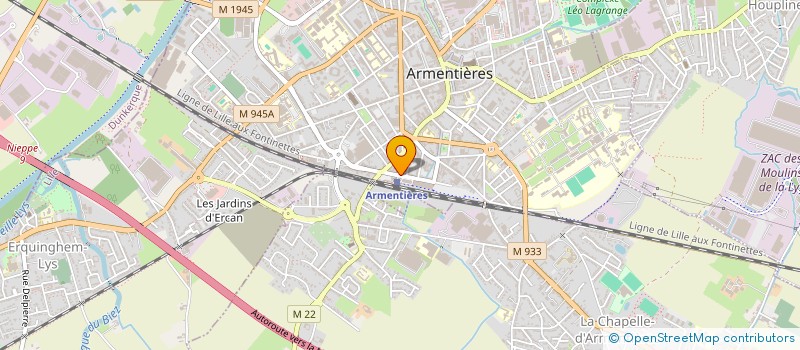 localisation de l'entreprise MECA'DOMICILE à ARMENTIERES