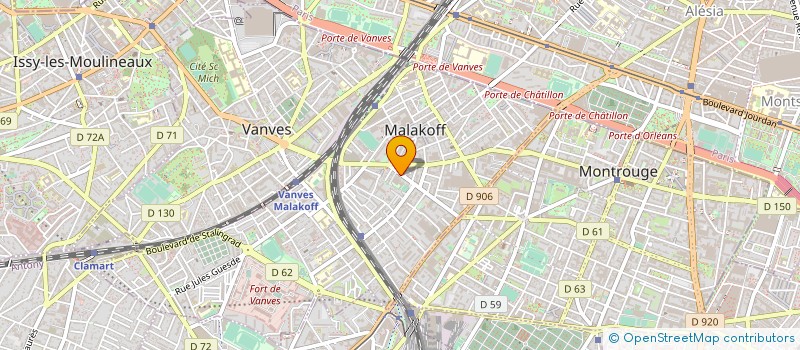 localisation de l'entreprise MECA DUMONT à MALAKOFF
