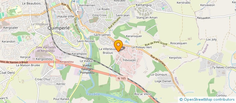 localisation de l'entreprise MECA EDGE à QUIMPERLE