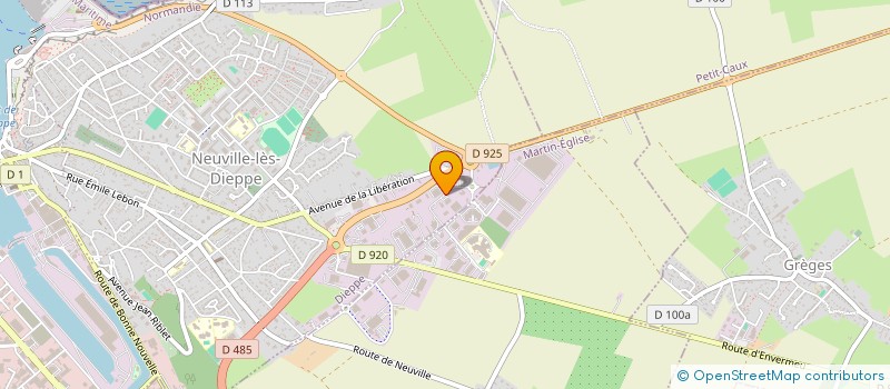 localisation de l'entreprise MECA EXPRESS à DIEPPE