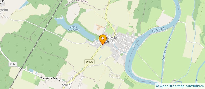 localisation de l'entreprise MECA FCL  PONCEY-LES-ATHEE