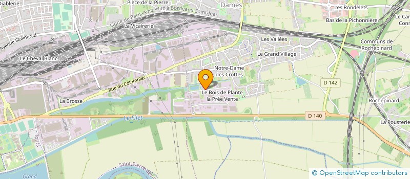 localisation de l'entreprise MECA-FLEX  LA VILLE-AUX-DAMES