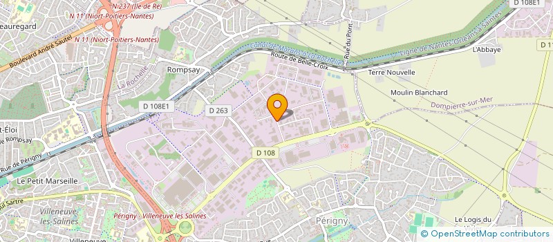 localisation de l'entreprise MECA FLUIDE  PERIGNY