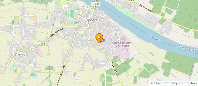 localisation de l'entreprise MECA GENESE à JARGEAU