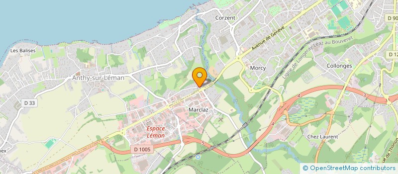 localisation de l'entreprise MECA GLASS  ANTHY-SUR-LEMAN