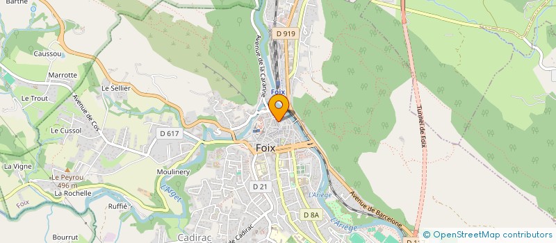 localisation de l'entreprise MECA-GRAM à FOIX