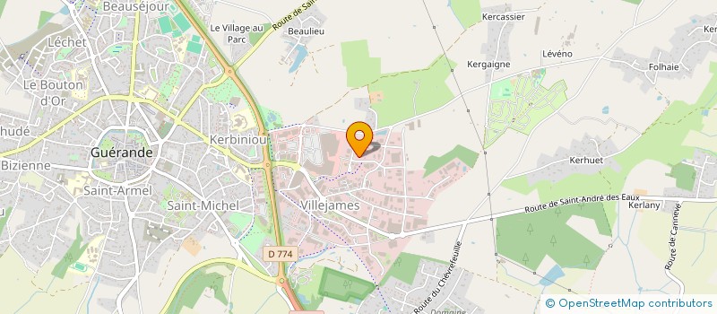 localisation de l'entreprise MECA GUERANDAISE à GUERANDE