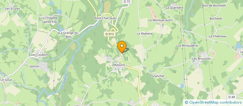 localisation de l'entreprise MECA HYDRO SERVICE 23 à CROZANT