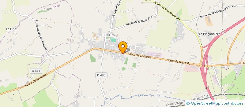 localisation de l'entreprise MECA I à FLEURY