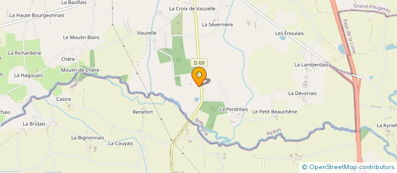 localisation de l'entreprise MECA IMMO  GRAND-FOUGERAY