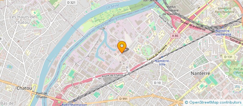 localisation de l'entreprise MECA INDUSTRIES SARL à NANTERRE