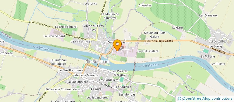 localisation de l'entreprise MECA J.C.A. à L'ILE-BOUCHARD