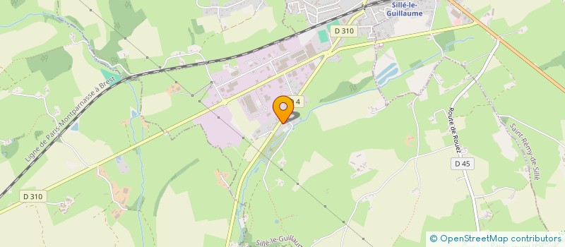 localisation de l'entreprise MECA JA  SILLE-LE-GUILLAUME