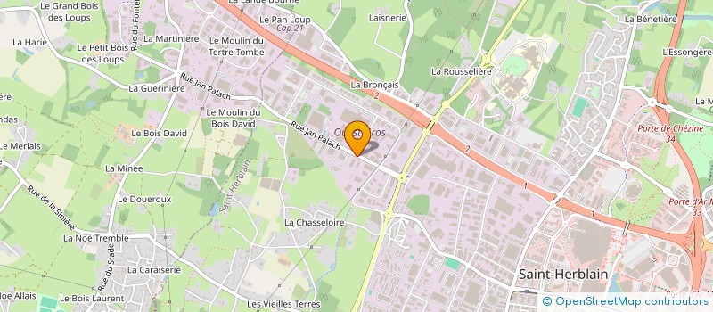 localisation de l'entreprise MECA MANAGEMENT à SAINT-HERBLAIN