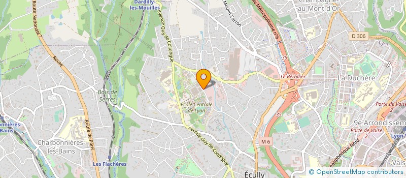 localisation de l'entreprise MECA MASTER à ECULLY