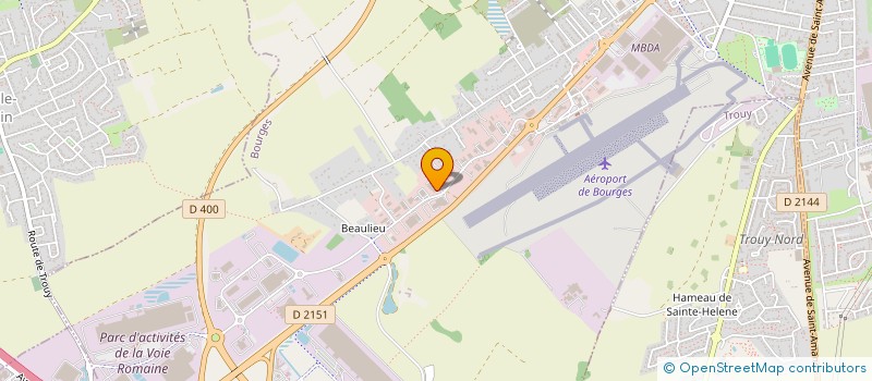 localisation de l'entreprise MECA MAT SARL à BOURGES