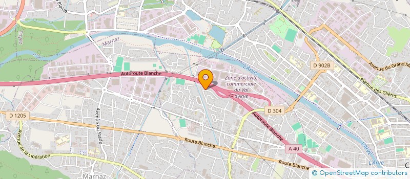 localisation de l'entreprise MECA MAX  SCIONZIER