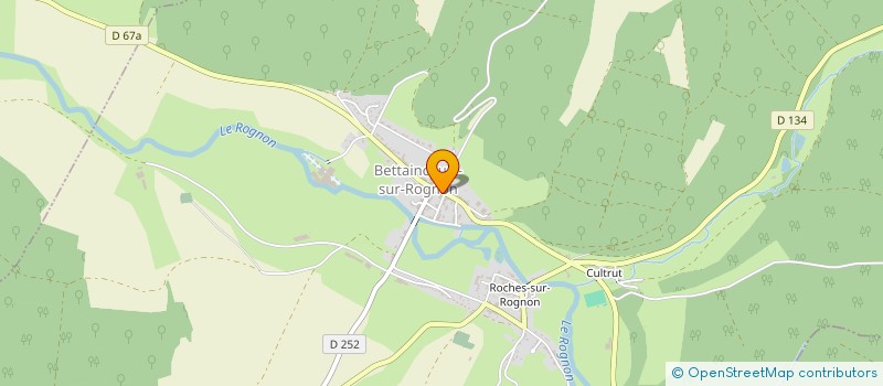 localisation de l'entreprise MECA METAL à ROCHES-BETTAINCOURT