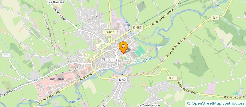 localisation de l'entreprise MECA MIC à CHARLIEU