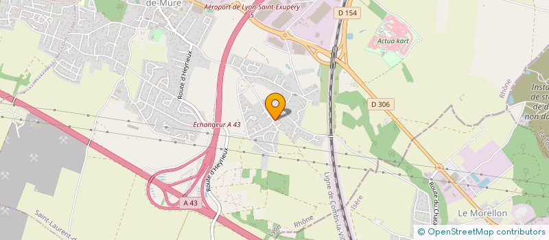 localisation de l'entreprise MECA MICHEL  SAINT-LAURENT-DE-MURE