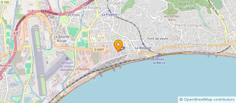 localisation de l'entreprise MECA MK à CANNES