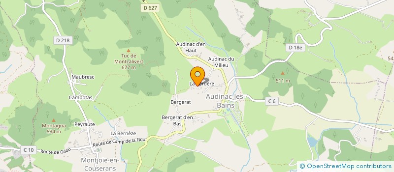 localisation de l'entreprise MECA MOBILE COUSERANS à MONTJOIE-EN-COUSERANS