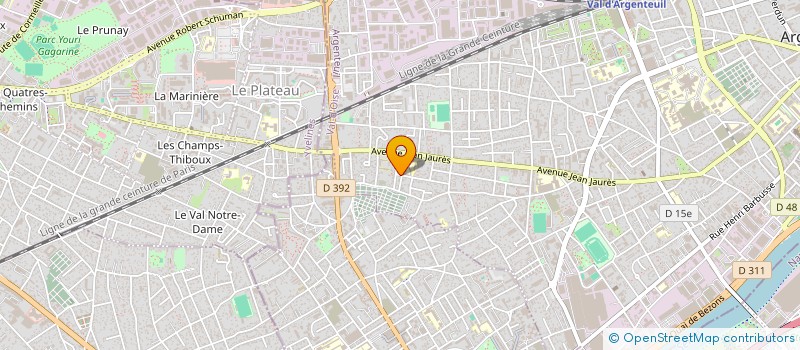 localisation de l'entreprise MECA NP  ARGENTEUIL