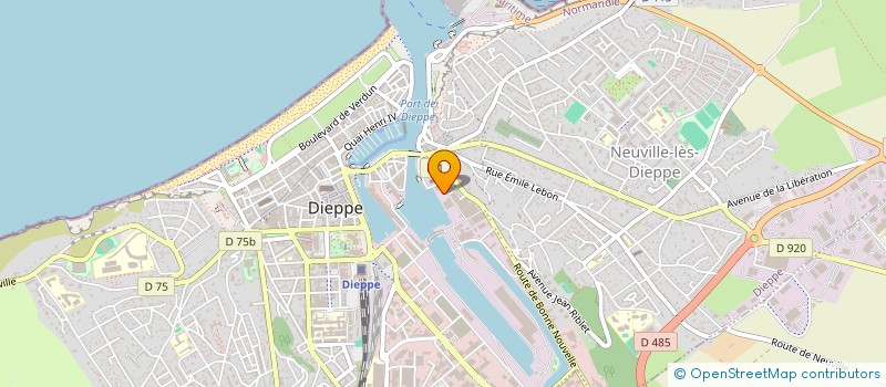 localisation de l'entreprise MECA OFFSHORE à DIEPPE