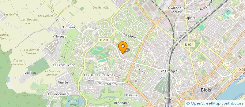 localisation de l'entreprise MECA OTO  BLOIS