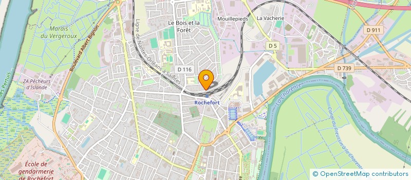 localisation de l'entreprise MECA.OUEST  ROCHEFORT