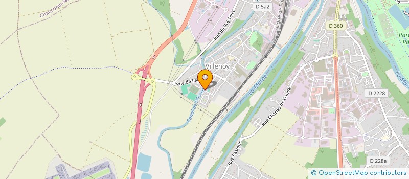 localisation de l'entreprise MECA PARE-BRIS  VILLENOY