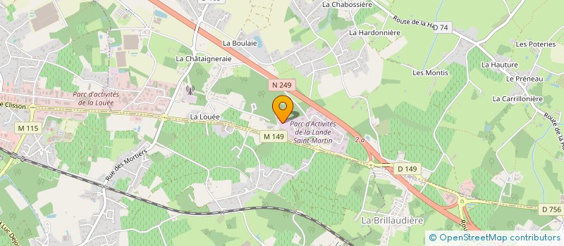 localisation de l'entreprise MECA - PERFORMANCE à HAUTE-GOULAINE