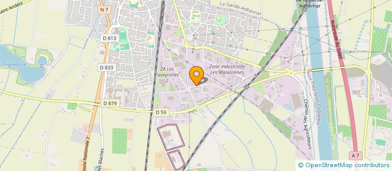 localisation de l'entreprise MECA PERRIN à BAGNOLS-SUR-CEZE