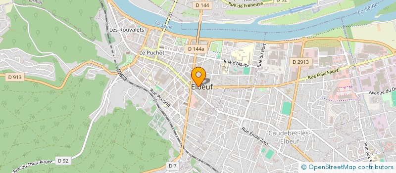 localisation de l'entreprise MECA PIECES  ELBEUF