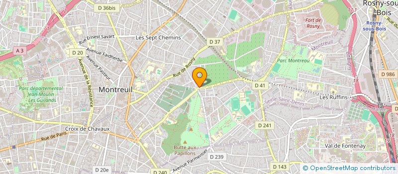 localisation de l'entreprise MECA PIECES AUTO CONCEPT à MONTREUIL