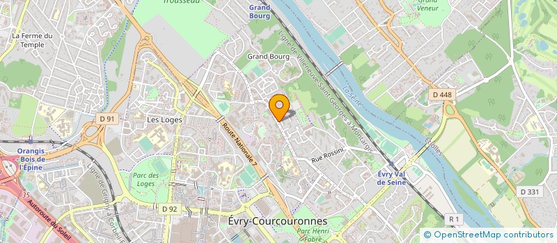 localisation de l'entreprise MECA PLAF à EVRY-COURCOURONNES