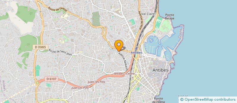 localisation de l'entreprise MECA PLUS à ANTIBES