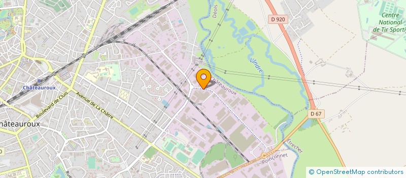 localisation de l'entreprise MECA PLUS à CHATEAUROUX
