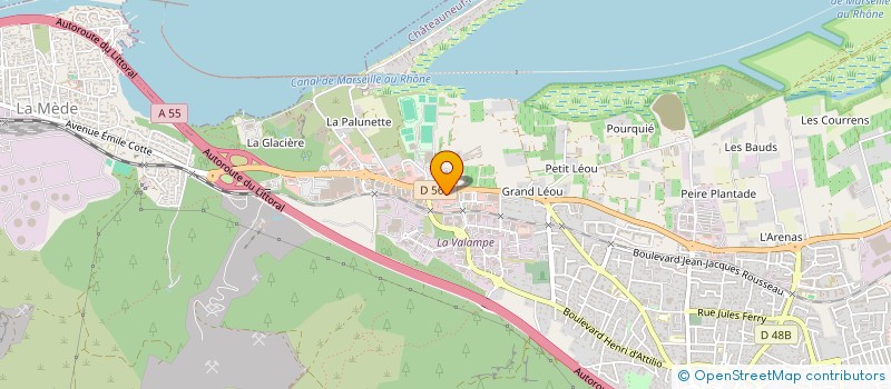 localisation de l'entreprise MECA POIDS LOURDS à CHATEAUNEUF-LES-MARTIGUES