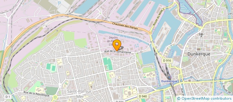 localisation de l'entreprise MECA PRECISION DK à DUNKERQUE