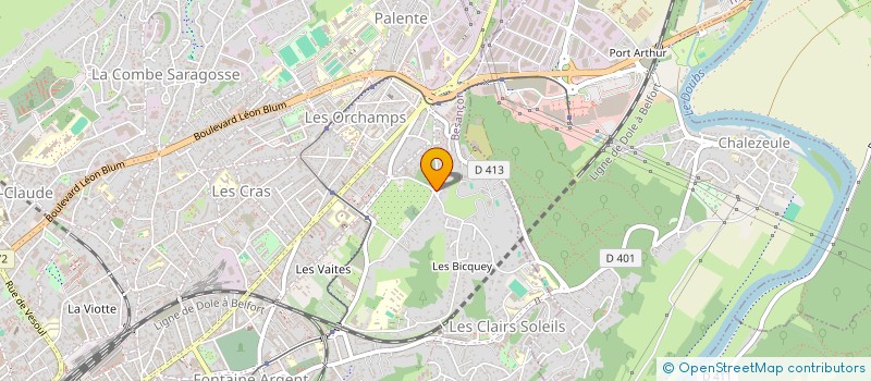 localisation de l'entreprise MECA-PROTOS  BESANCON