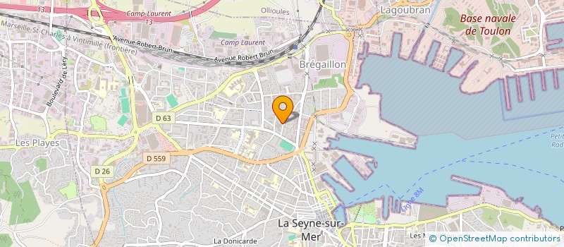 localisation de l'entreprise MECA RACING à LA SEYNE-SUR-MER