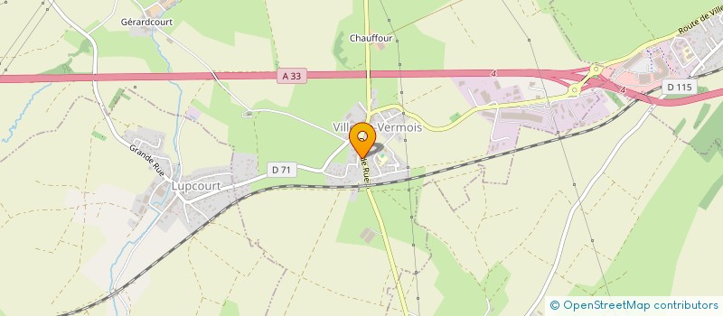 localisation de l'entreprise MECA & RECTIF  VILLE-EN-VERMOIS