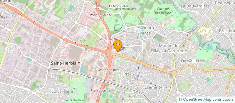 localisation de l'entreprise MECA-RM  SAINT-HERBLAIN