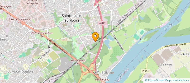 localisation de l'entreprise MECA'S BA  SAINTE-LUCE-SUR-LOIRE