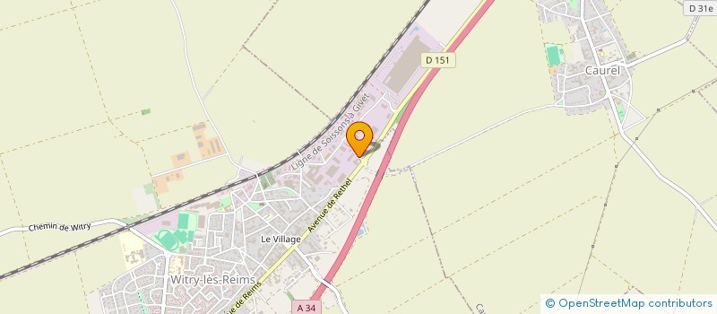 localisation de l'entreprise MECA SERVICES à WITRY-LES-REIMS