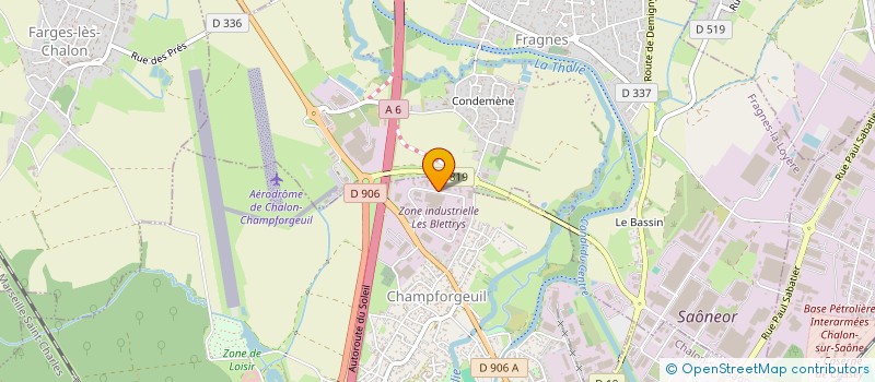 localisation de l'entreprise MECA SERVICES  CHAMPFORGEUIL