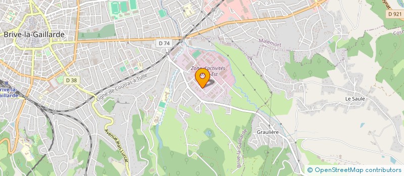 localisation de l'entreprise MECA SERVICES à BRIVE-LA-GAILLARDE