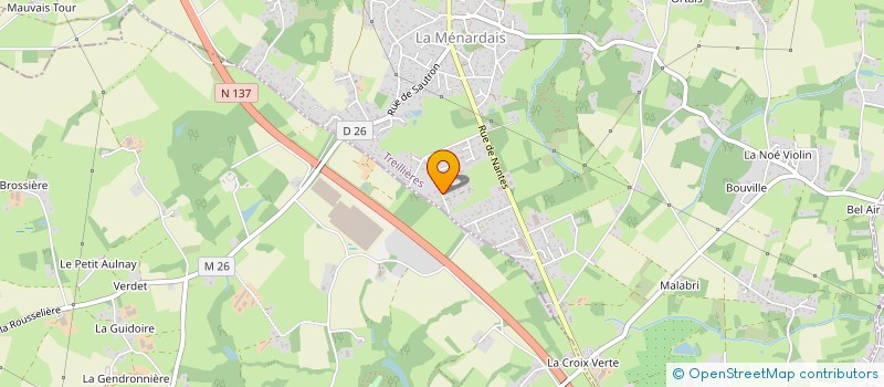 localisation de l'entreprise MECA SERVICES INDUSTRIE  TREILLIERES